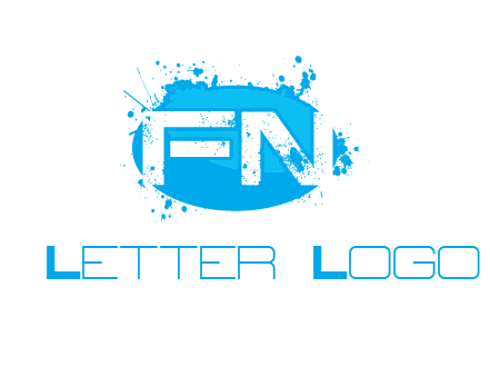 Letters FN are in a oval shape logo