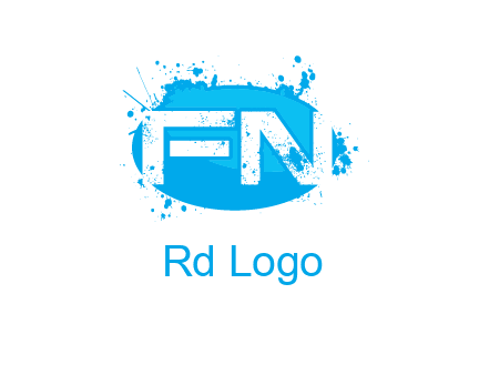 Letters FN are in a oval shape logo