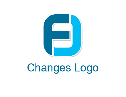 letter FJ forming letter O
