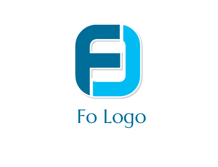 letter FJ forming letter O