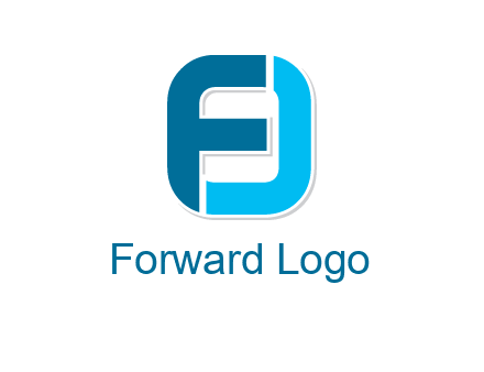 letter FJ forming letter O