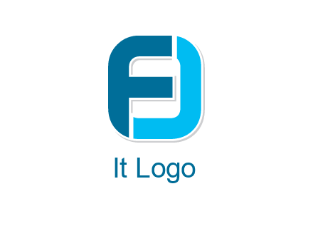 letter FJ forming letter O