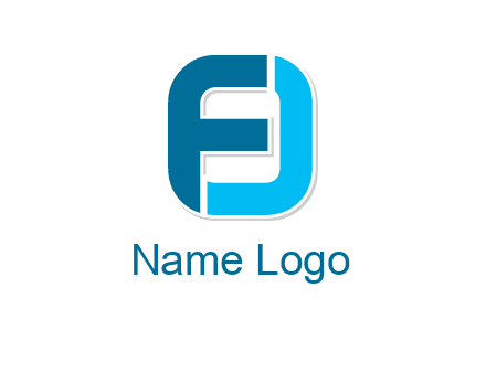 letter FJ forming letter O