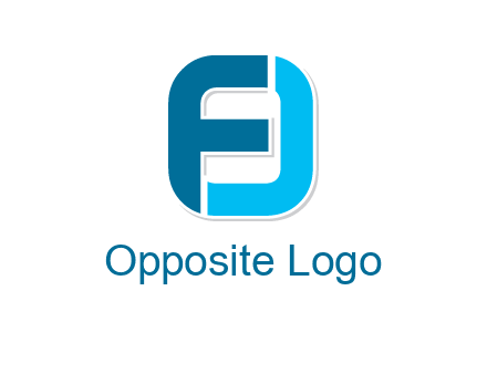letter FJ forming letter O