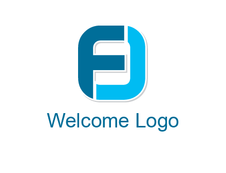 letter FJ forming letter O