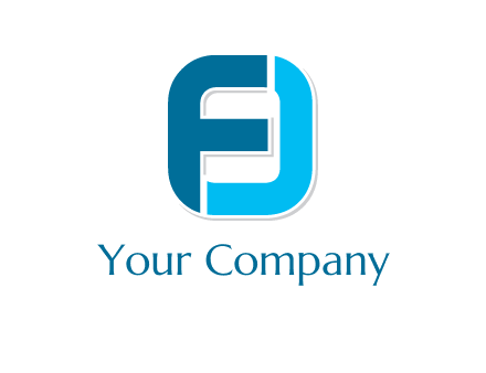 letter FJ forming letter O