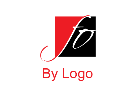Letters FO are in a square logo