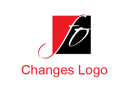 Letters FO are in a square logo