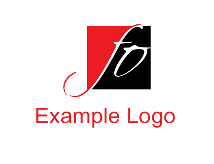 Letters FO are in a square logo