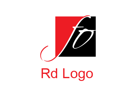 Letters FO are in a square logo