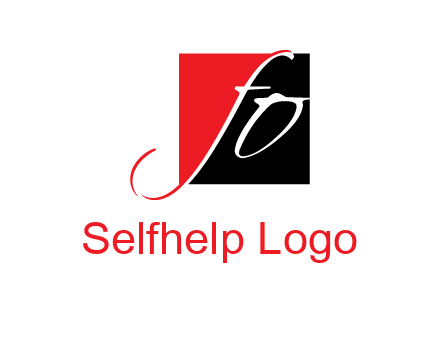Letters FO are in a square logo