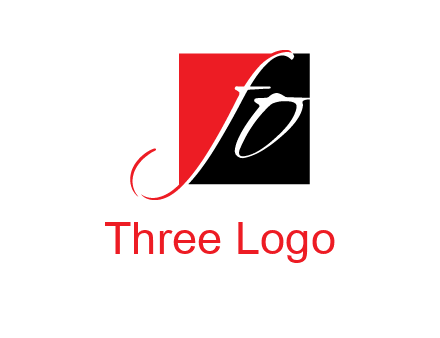Letters FO are in a square logo