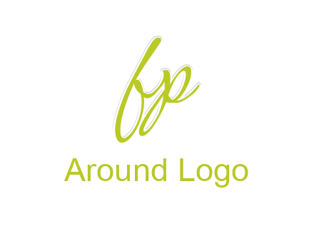 script font letter FP