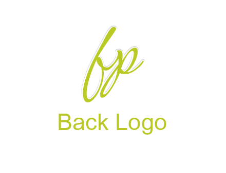 script font letter FP