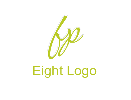 script font letter FP