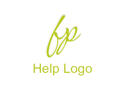 script font letter FP