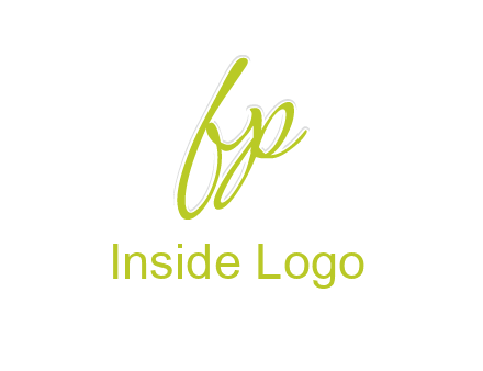 script font letter FP