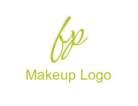 script font letter FP
