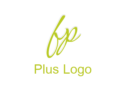 script font letter FP