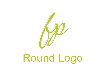 script font letter FP