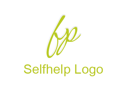 script font letter FP
