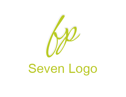 script font letter FP