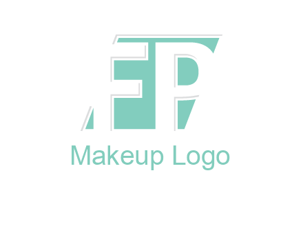 Letters FP are in a rhombus shape logo