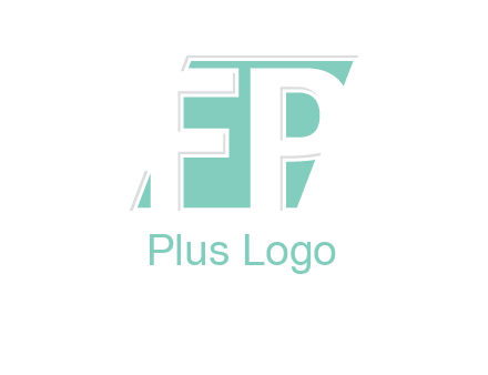Letters FP are in a rhombus shape logo