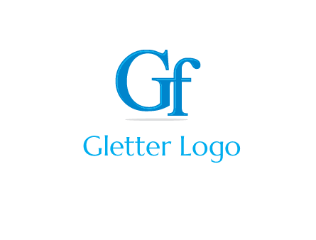 letter G joined with letter F
