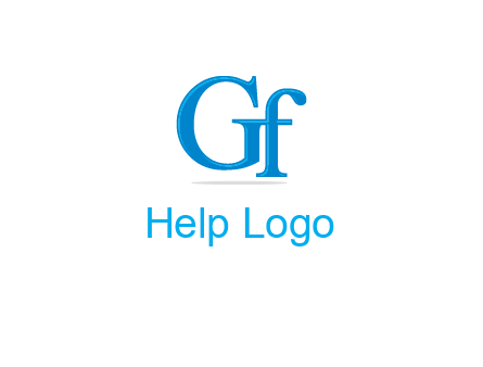 letter G joined with letter F