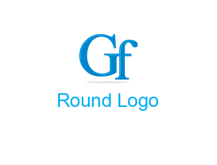 letter G joined with letter F
