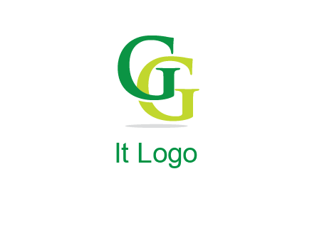 letter G overlapping letter G
