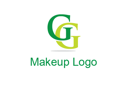 letter G overlapping letter G