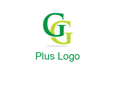 letter G overlapping letter G