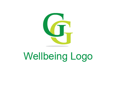 letter G overlapping letter G