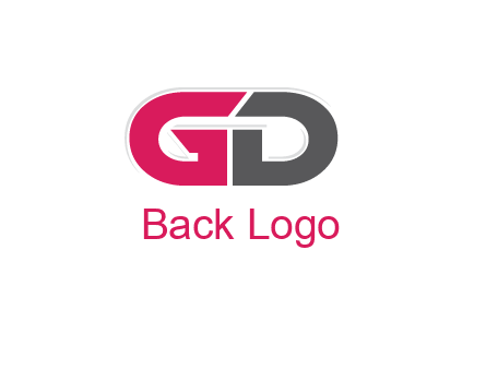 letter GD forming capsule 