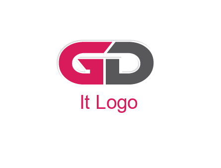 letter GD forming capsule 