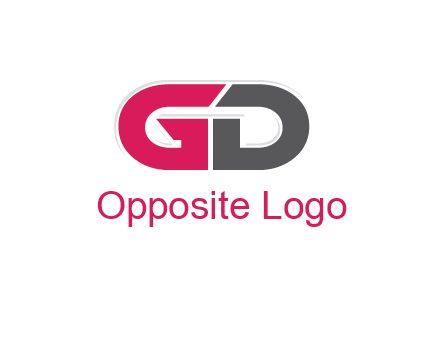 letter GD forming capsule 