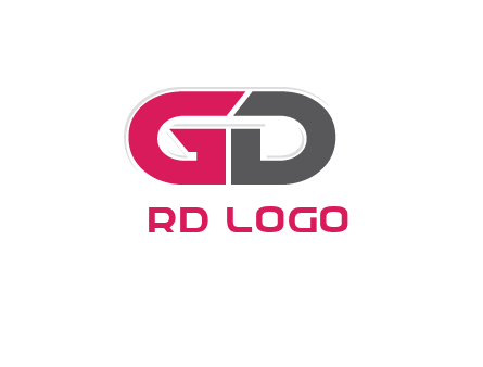 letter GD forming capsule 
