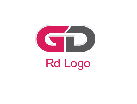 letter GD forming capsule 