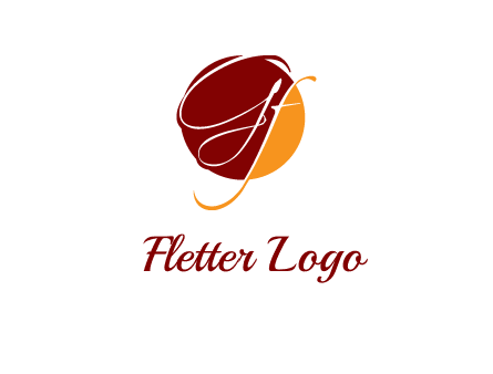 GF Letters are in a circle Logo