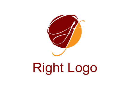 GF Letters are in a circle Logo