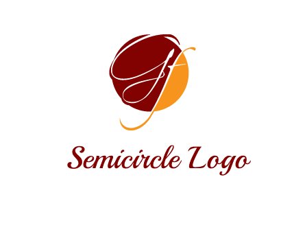 GF Letters are in a circle Logo