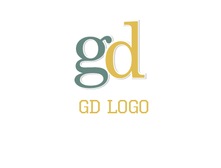 letter GD together