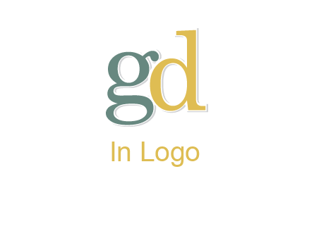 letter GD together