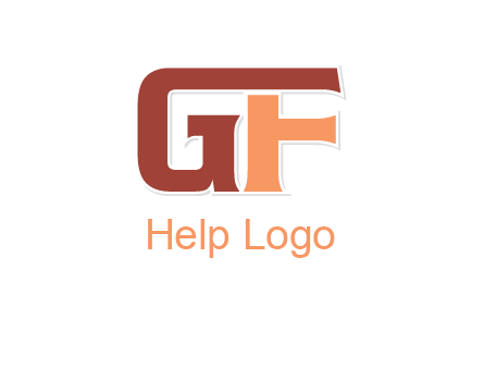 letter G forming letter F