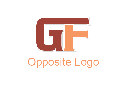 letter G forming letter F