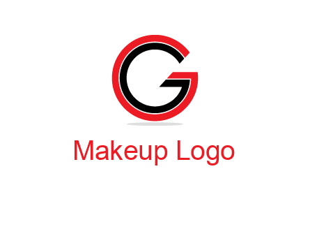 two line art letter G 