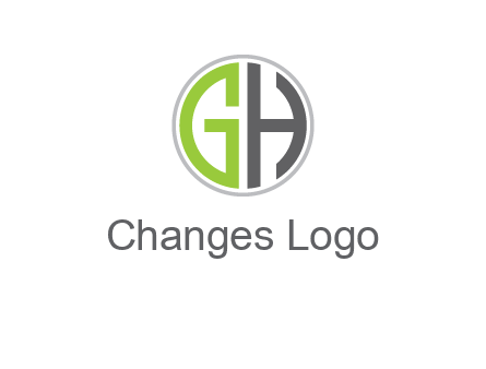 Letters G and H are in Circle logo.