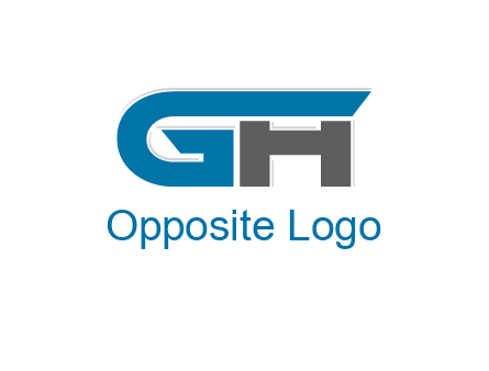 letter G with letter H